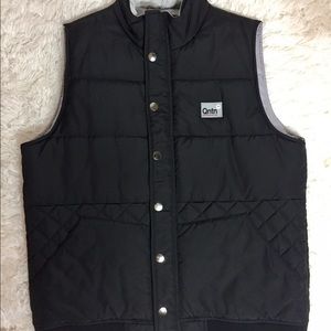 Quintin Quilted Vest (Blk/gry) DS
