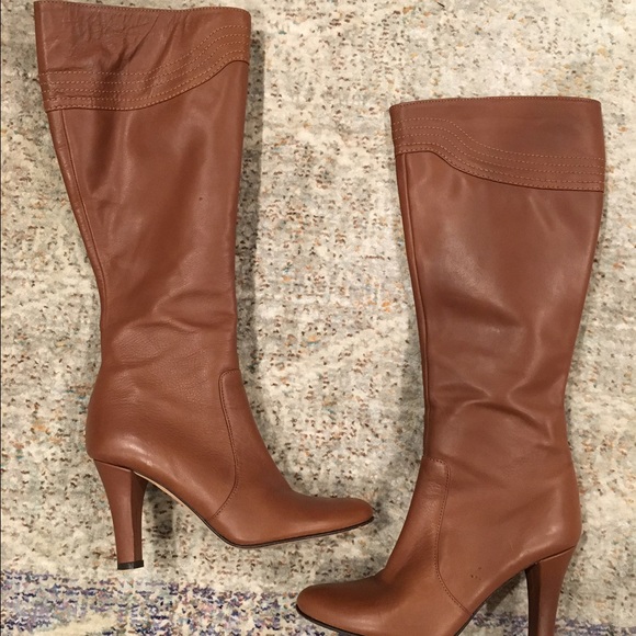 Banana Republic Cognac Brown Leather Boots