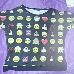 Emoji long sleeve shirt