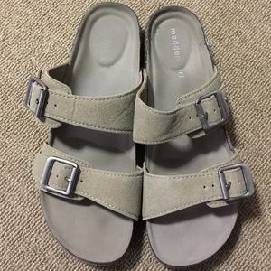 Madden Girl taupe sandals size 8