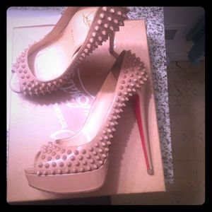 Louboutin Lady Peep Spikes *ACCEPTINGOFFERS*