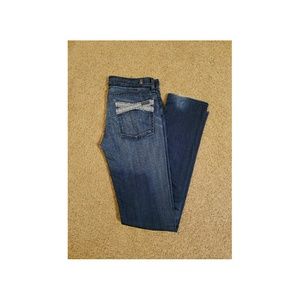 7 for All Mankind "Roxanne" Straight Leg Jeans