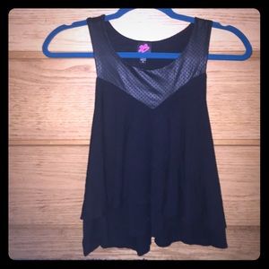 Black flowy shirt from BEBE!