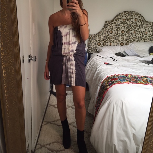 Young Fabulous and Broke strapless dress