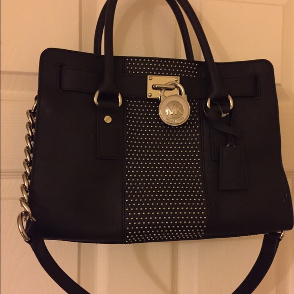 Michael Kors Large Saffiana Hamilton Satchel