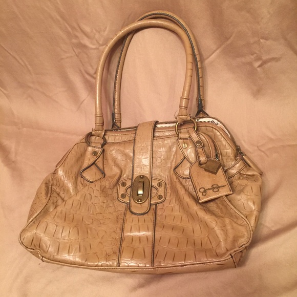 Jessica Simpson Tan Satchel - Picture 1 of 4