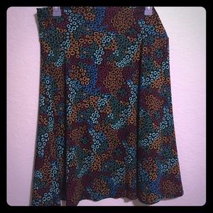 Multicolor Lularoe 2xl Azure Bubbles Circles