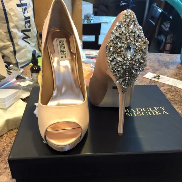 Size 9.5 Badgley Mischka pumps