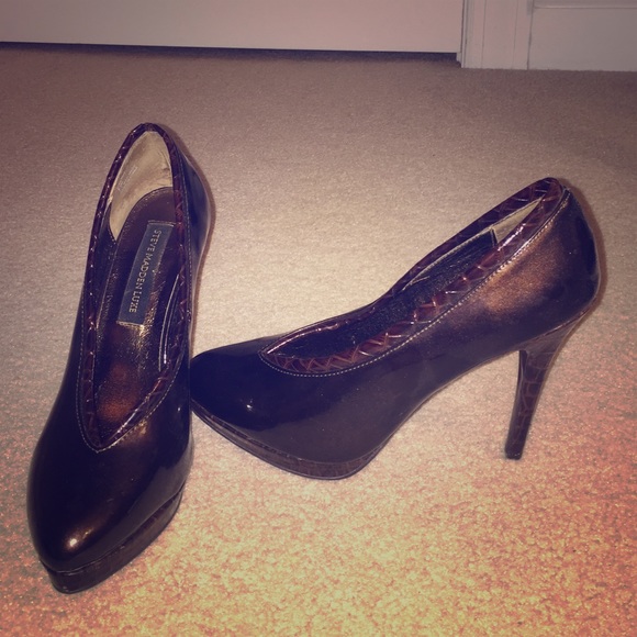 Funky brown heels