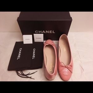 🎀SOLD ON TRADESY🎀CHANEL Rose Ballerina Flat