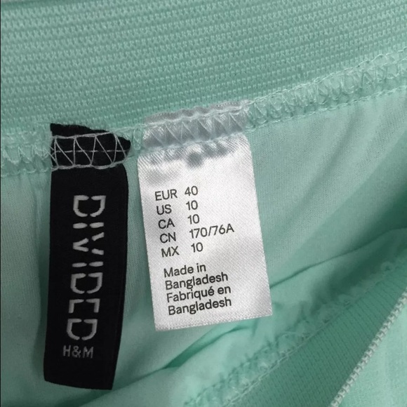 NWOT mint green skirt size 10 - Picture 3 of 3
