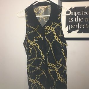 Sheer button down Blouse