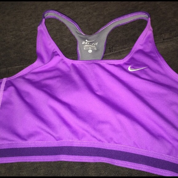 💜 NIKE Dri-Fit Sports Bra size XL