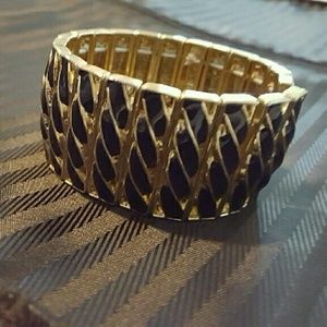 BANANA REPUBLIC gold and navy bracelet