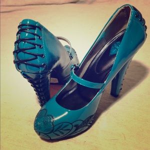 TUK corset heels women's sz 8