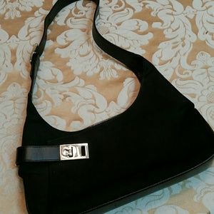 Authentic Black Salvatore Ferrgamo Purse