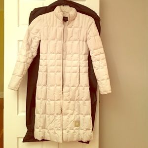 Kenneth Cole 'Reaction' long down puffer coat.
