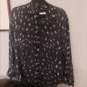 Equipment Fawn Print Silk Shirt - rare print!