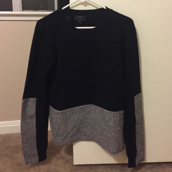 J. CREW with Cashmere Colorblock Sweater