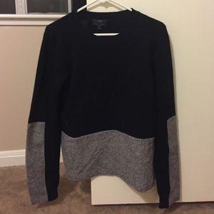J. CREW with Cashmere Colorblock Sweater