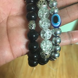 Men's bracelet trio