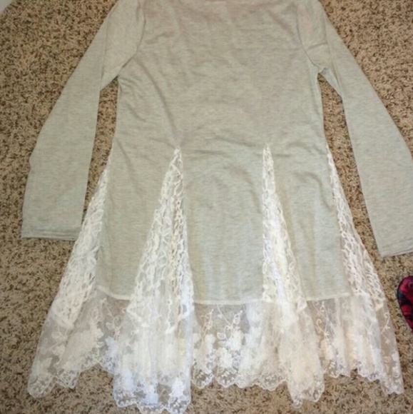 ONE LEFT SZ SMALL! 5-star rated Lace Bottom Dress - Picture 2 of 4