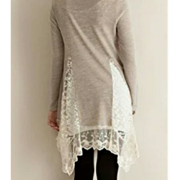 ONE LEFT SZ SMALL! 5-star rated Lace Bottom Dress - Picture 3 of 4