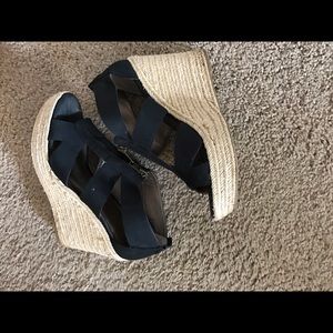 BLACK & BROWN WEDGES!