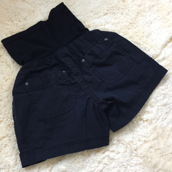 Black Maternity Shorts