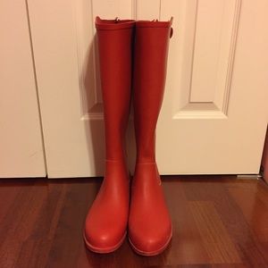 JCrew rain boots size 10