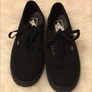 All black vans