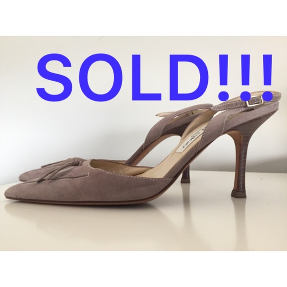 Jimmy Choo pointed-toe suede pumps