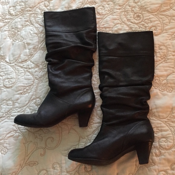 Black Leather Boots