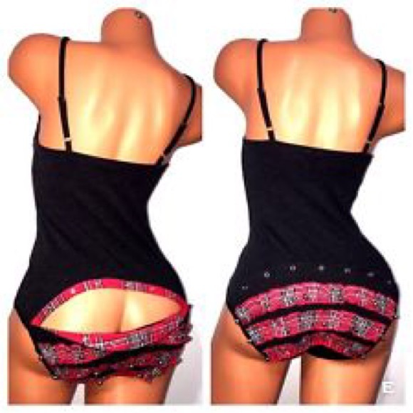 SOLDVictoria's Secret Jingle Bell Christmas Romper - Picture 4 of 4