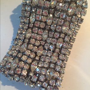 Vintage, Rhinestone Crystal Bracelet