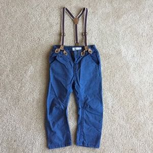 Zara pants with braces-Size 2/3