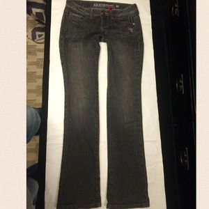 Guess black denim jeans size 26 STARLET slim boot