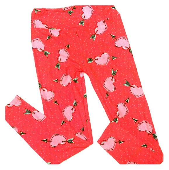 Lularoe hearts and arrows one size leggings
