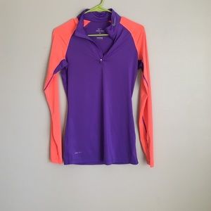 Nike dri fit half zip!