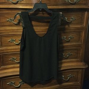 Lush tank top with gold details