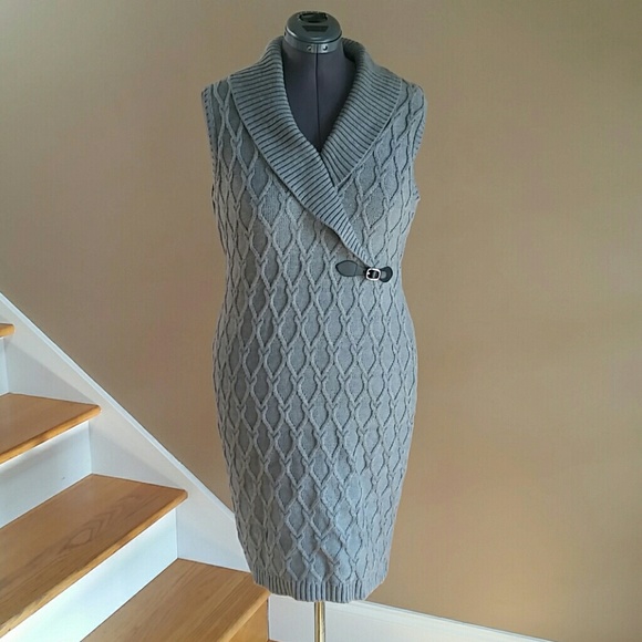 Calvin Klein sleeveless sweater dress