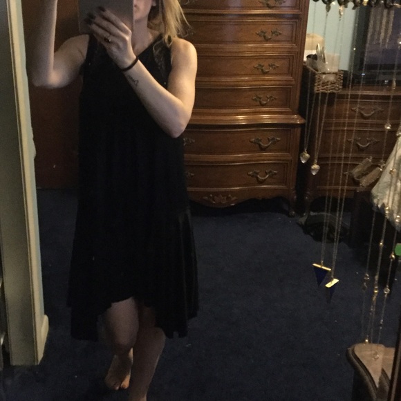 Free People Dress w/ lace trim