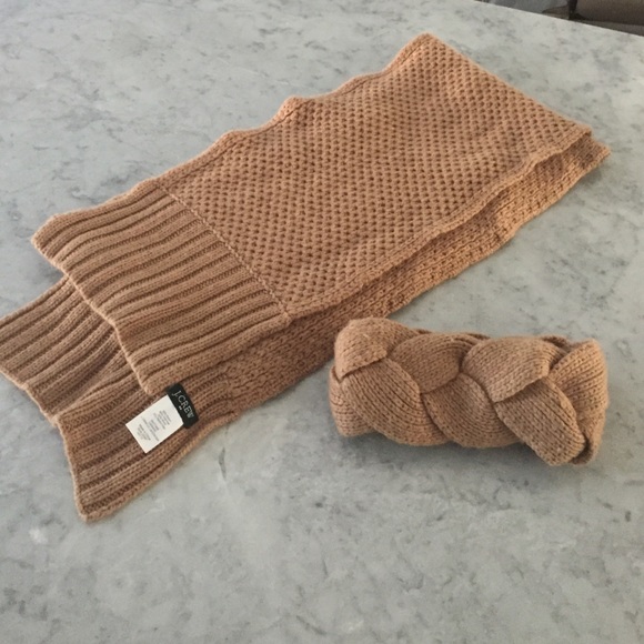J.Crew scarf and headband