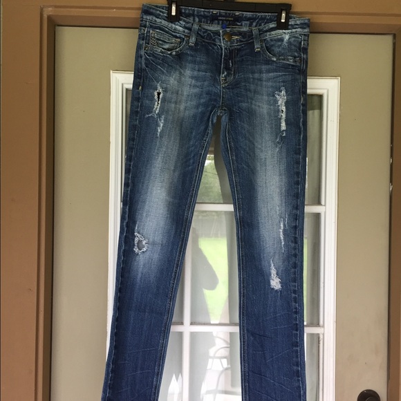 Vigoss Distressed Skinny Jeans sz 7/8