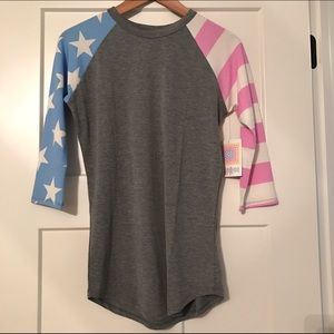 XXS LulaRoe Randy Americana Stars & Stripes