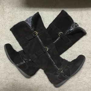 Zigi Soho Espresso Brown Suede Boots SZ 7