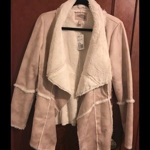 NEVER WORN super soft beige jacket