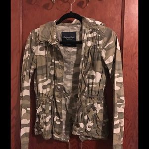 American Eagle Camo utility jacket