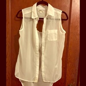 Sheer button up