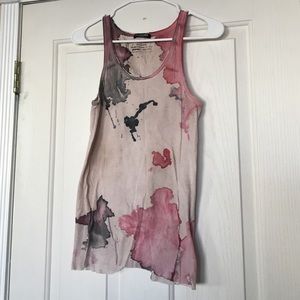 Distressed Balmain Tank Top.